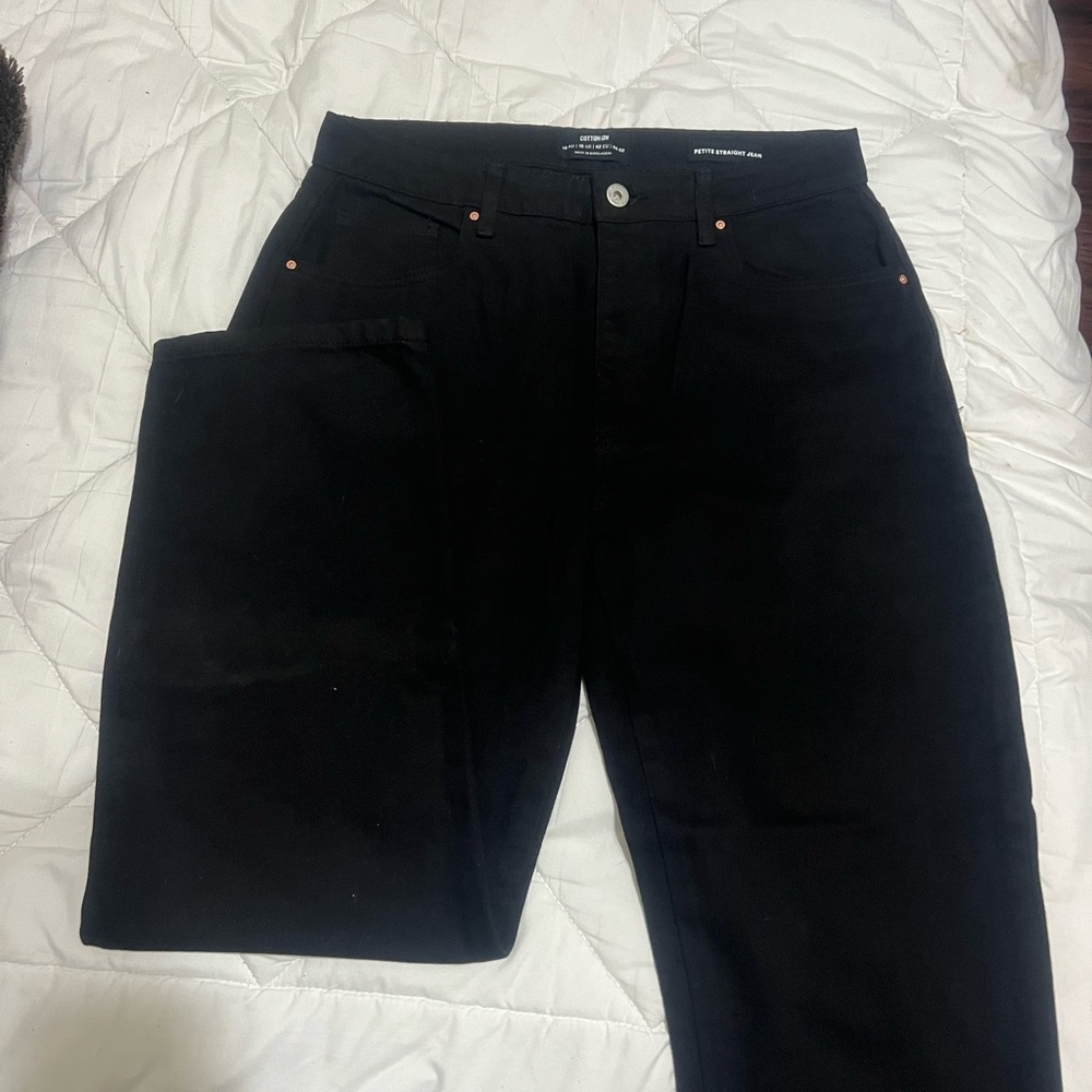 Cotton On Black Straight Leg Jeans